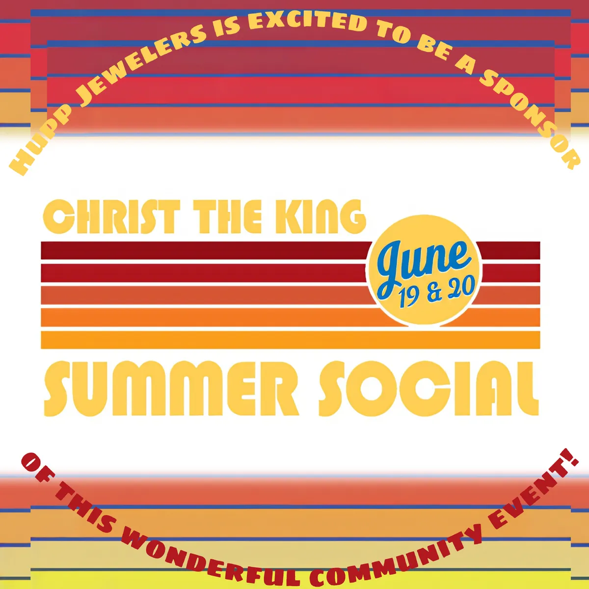 Christ the King ~ 2026 Summer Social