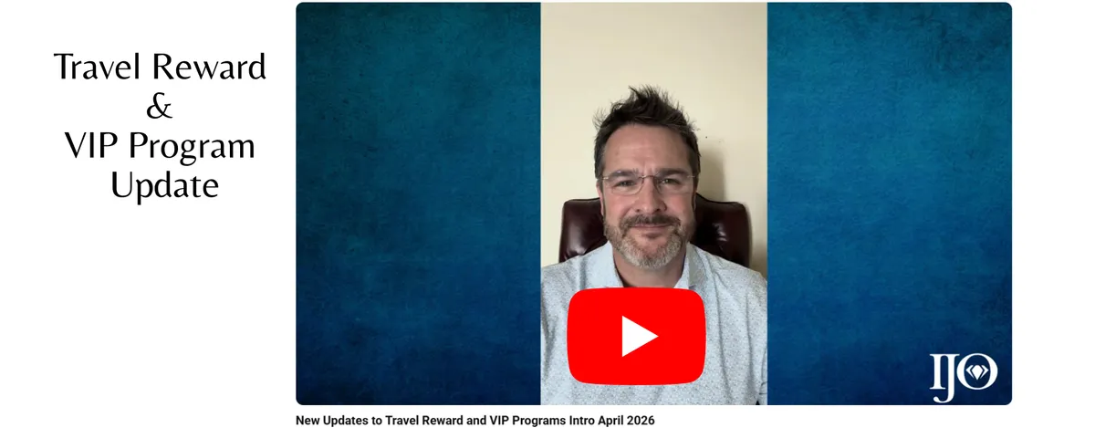 Update to IJO Reward Programs 2026