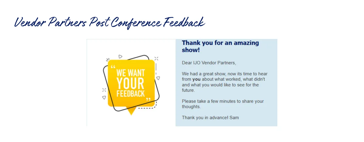 Post Conference Feedback March 2026
