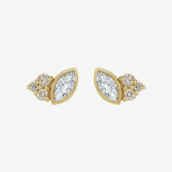 Sparkling floral stud earrings from J. Anthony Jewelers. Shop earrings now!