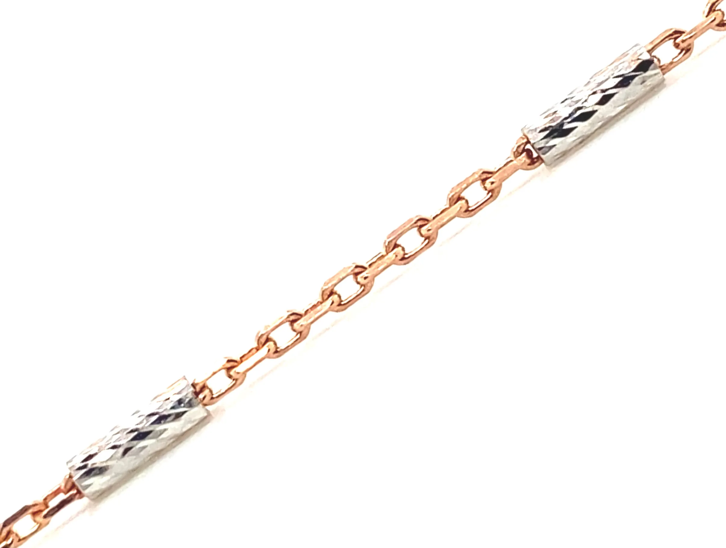 Fancy & Other Decorative chains usually worn on their own, featuring mixed tones and styles,  fancy link chains, paperclip chains, box chains, and other styles Jaymark Jewelers Cold Spring, NY