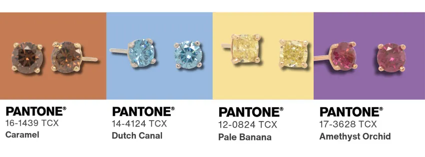 The Colors of Summer, Now in Diamond Studs