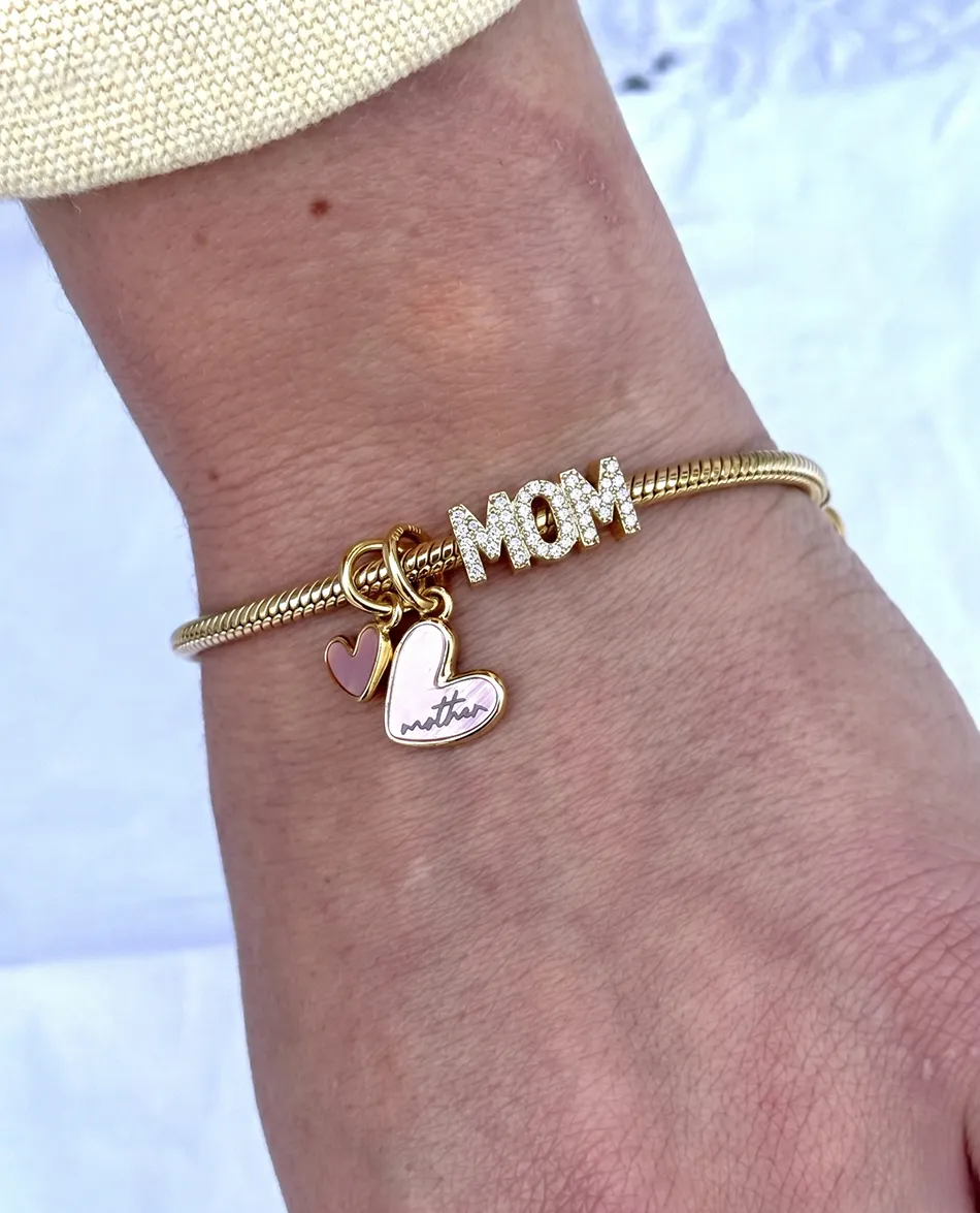 Gold bracelet with 
