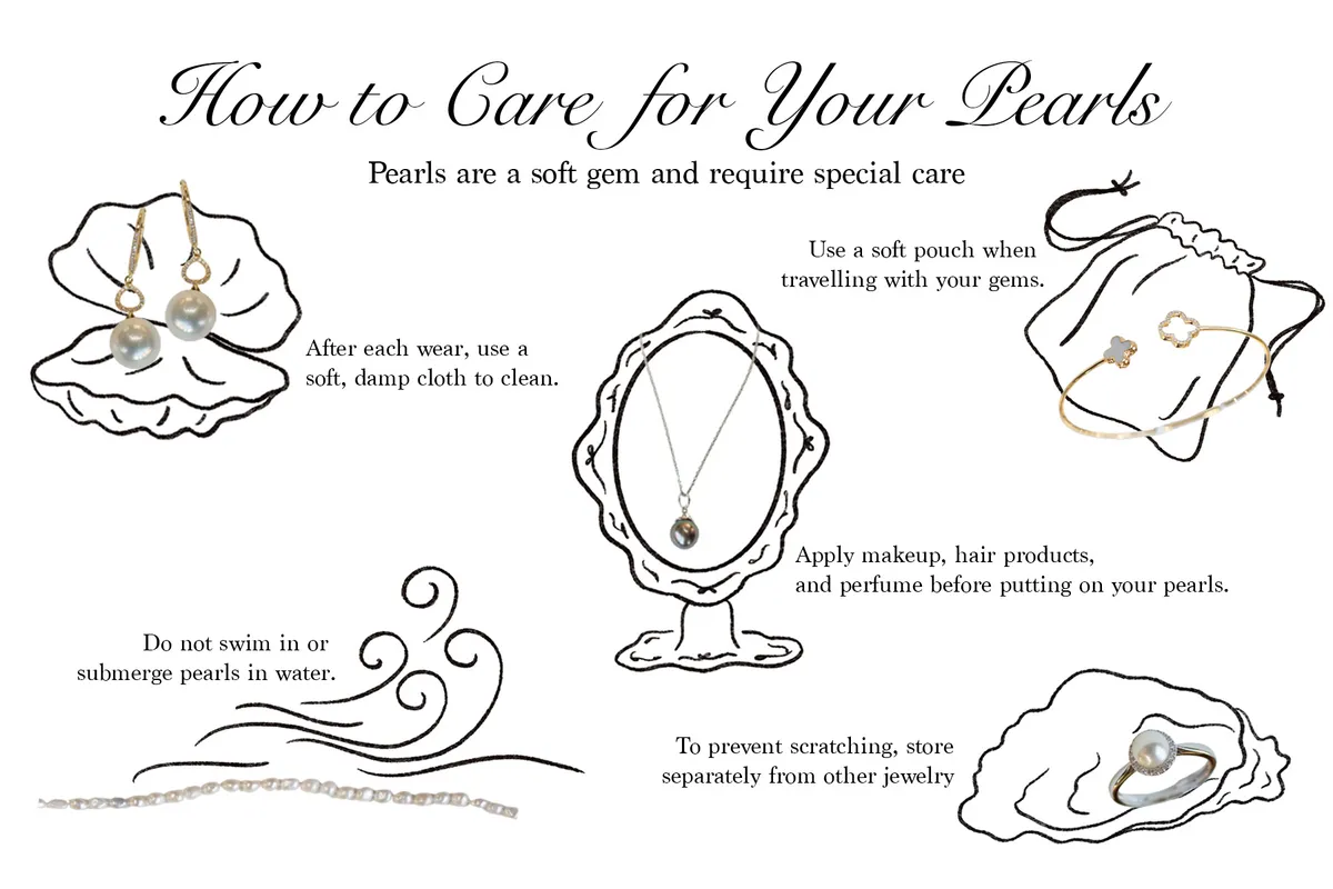 Read article: How to Care for Pearls