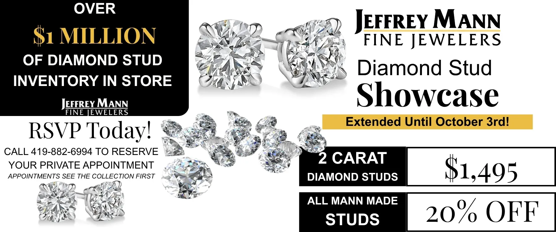 Mann Made Diamonds The largest selection of the most beautiful diamonds you will find anywhere. Jeffrey Mann Fine Jewelers, Inc 