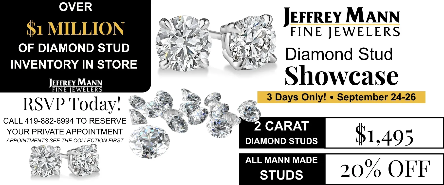 Mann Made Diamonds The largest selection of the most beautiful diamonds you will find anywhere. Jeffrey Mann Fine Jewelers, Inc 