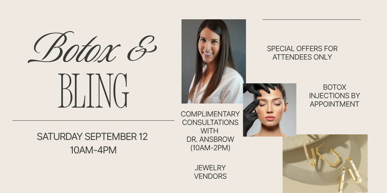 Botox & Bling Event