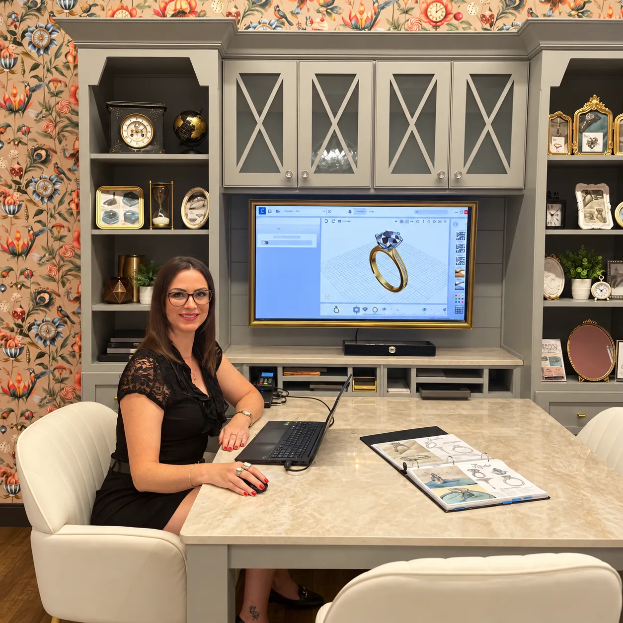 Brittany Jones, GG, Third Generation owner of JF Jones Jewelers Rochester, NY