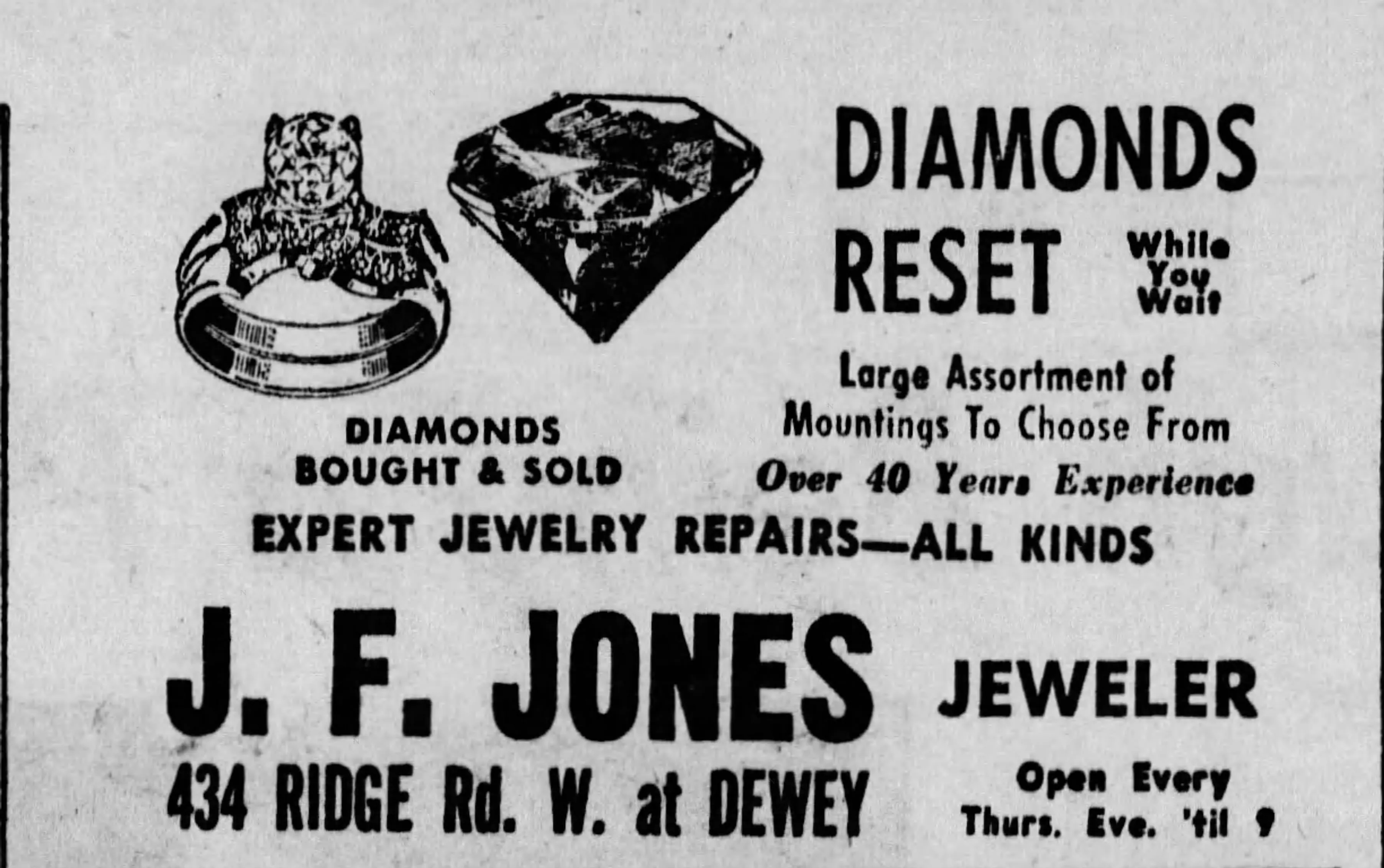JF Jones Jewelers Rochester, NY