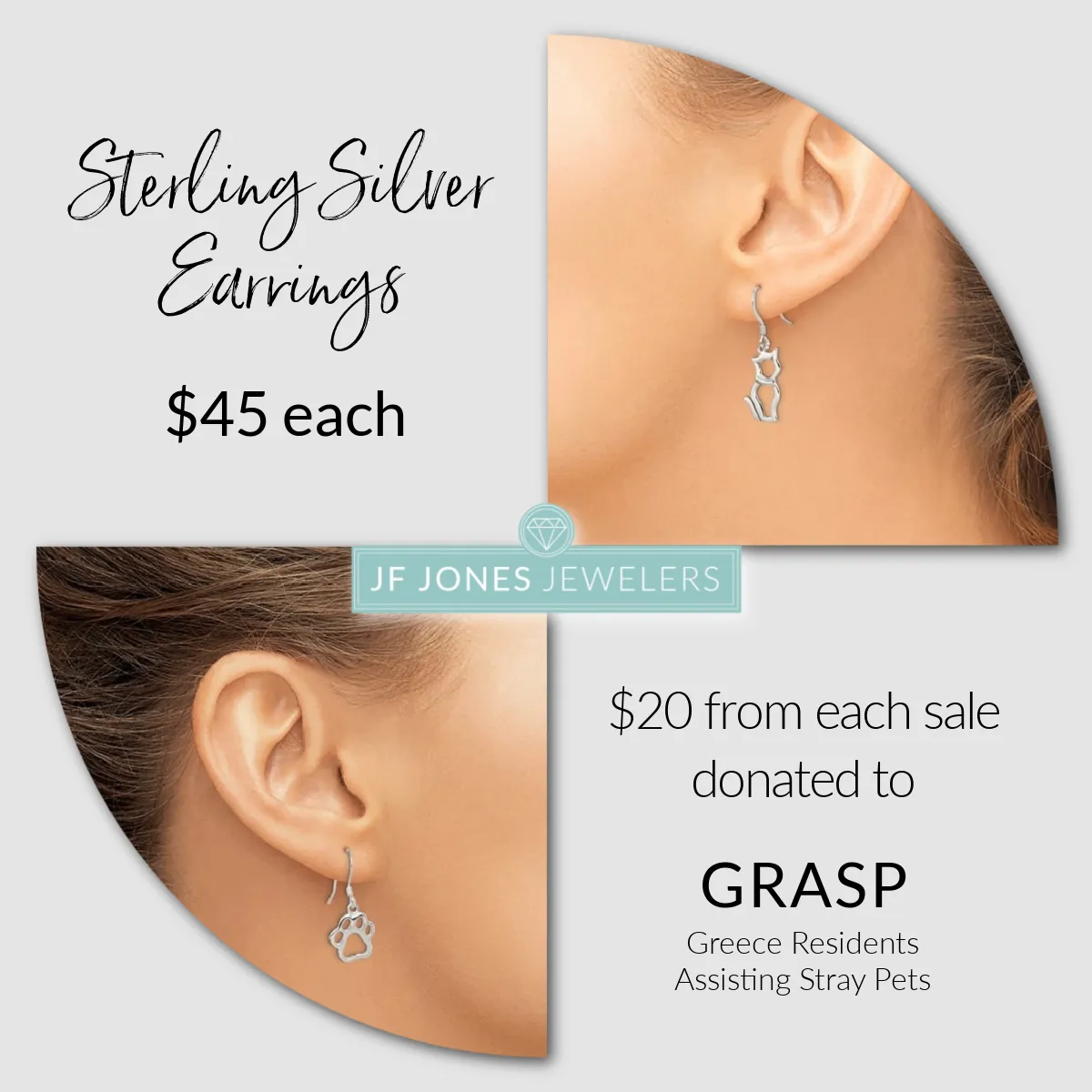 2025 GRASP item $20 donated from each sale by JF Jones Jewelers Rochester, NY