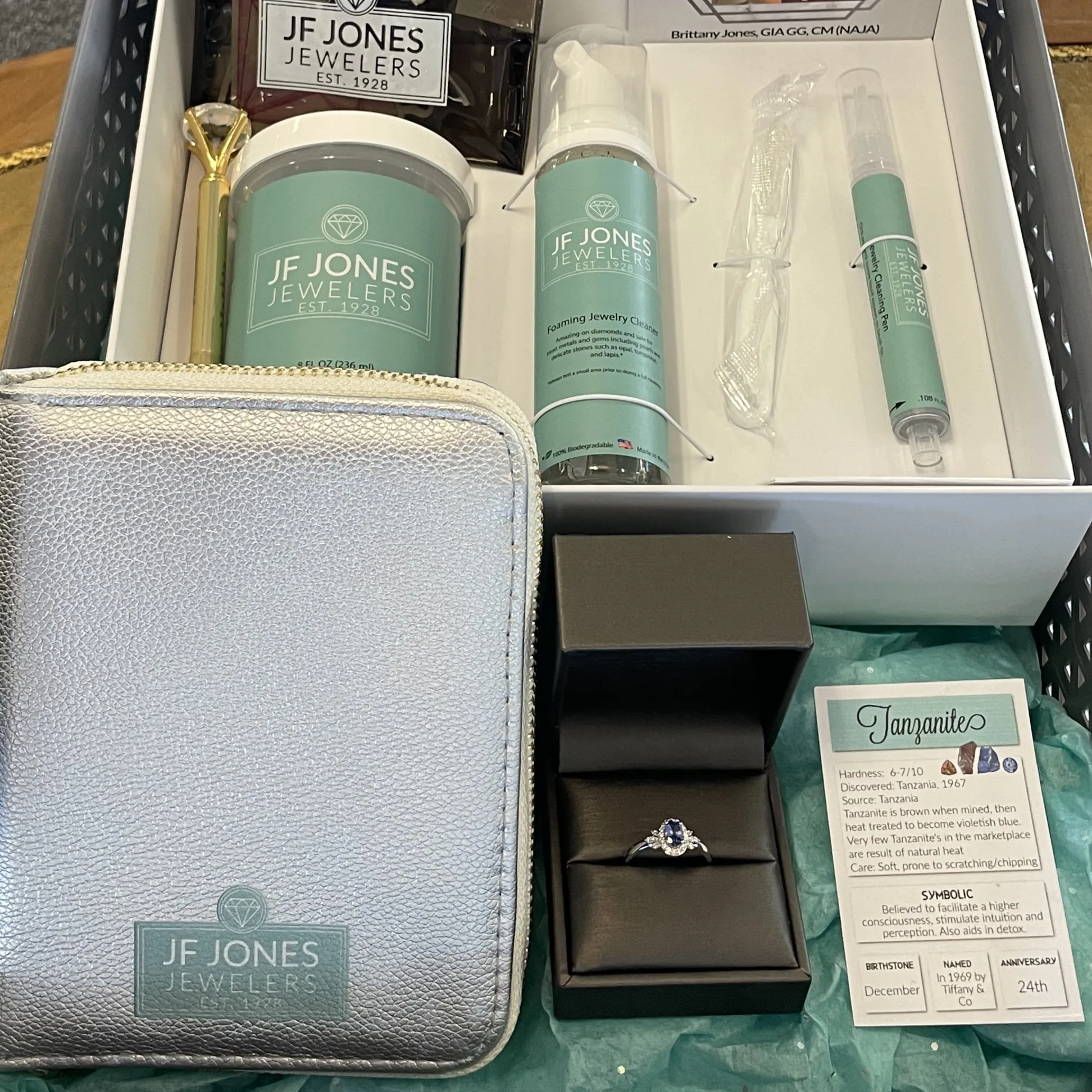 GRASP Vegas Night Fundraiser April 11thJackpot SponsorTanzanite & Diamond RingValue $1,385 JF Jones Jewelers Rochester, NY