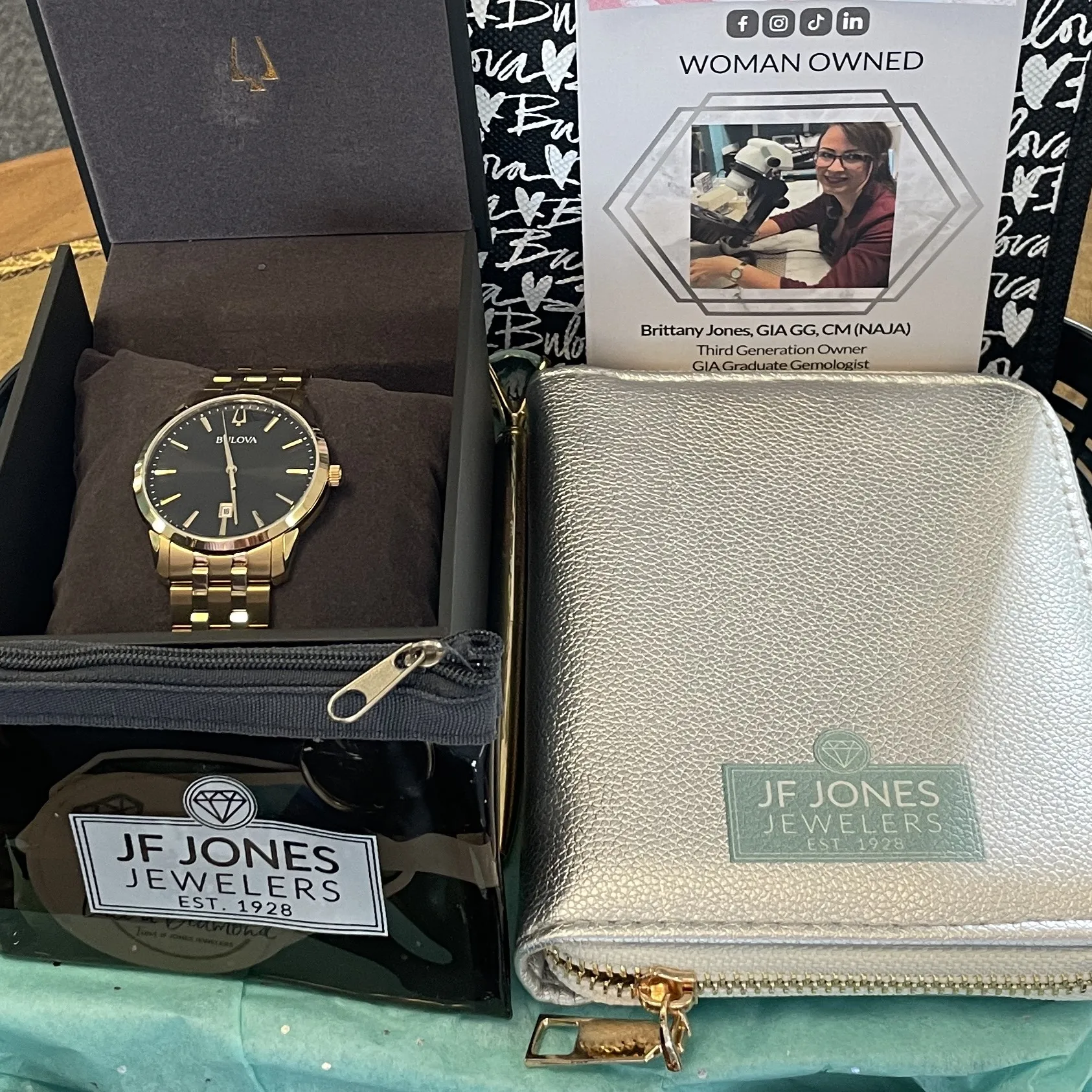 Gift Basket Donation by JF Jones Jewelers Rochester, NY