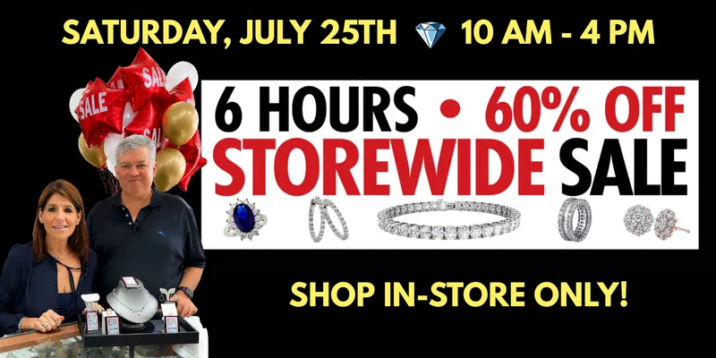 Read article: JMR Jewelers 3rd Annual 60% off Entire Store Sale