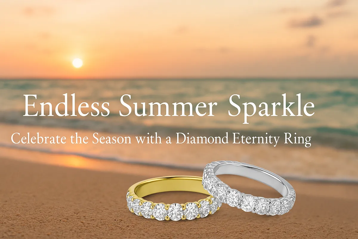 Endless Summer Sparkle: Build Your Dream Diamond Eternity Ring