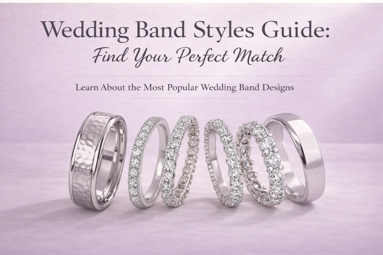 Read article: Wedding Band Styles Guide: Find Your Perfect Match