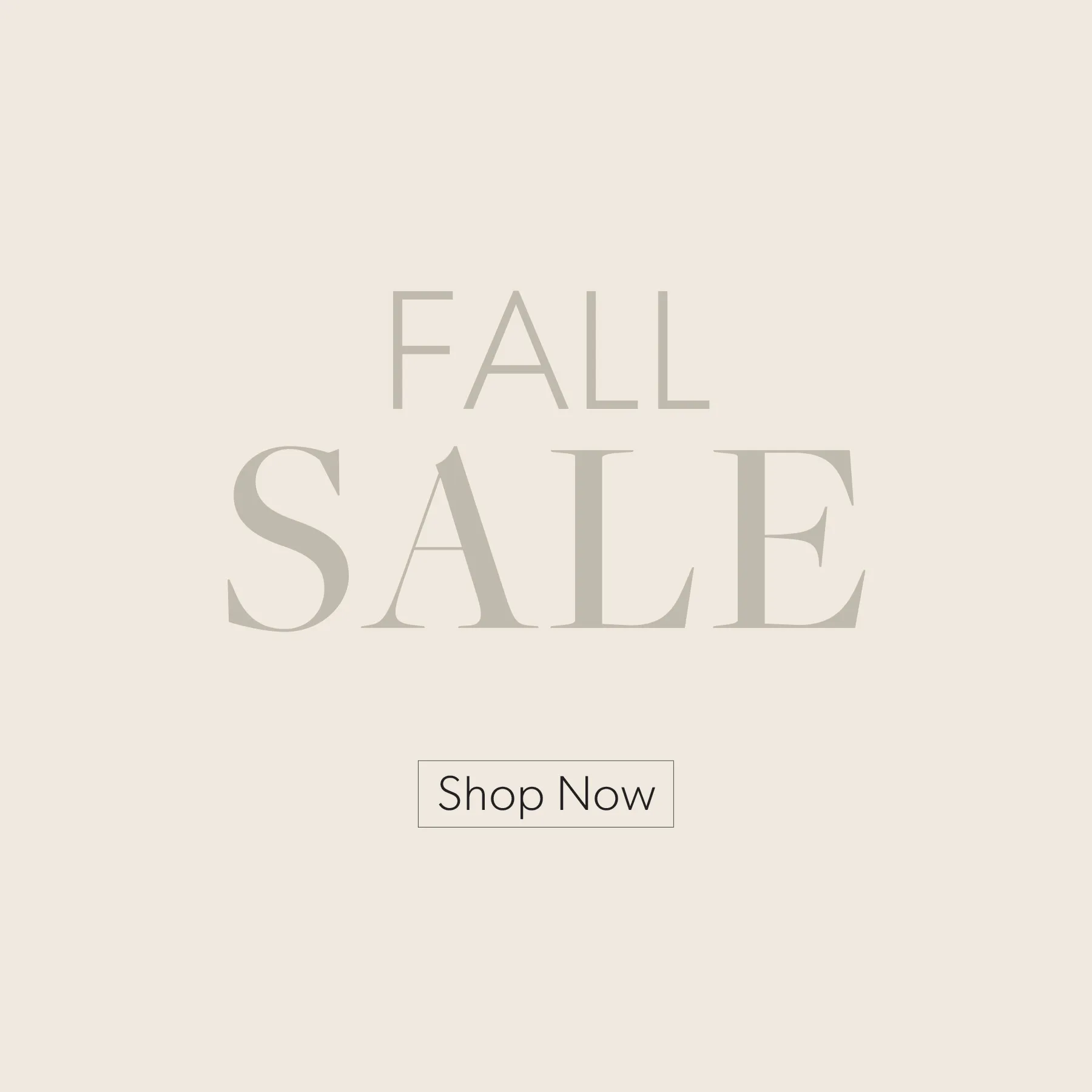 Fall Sale