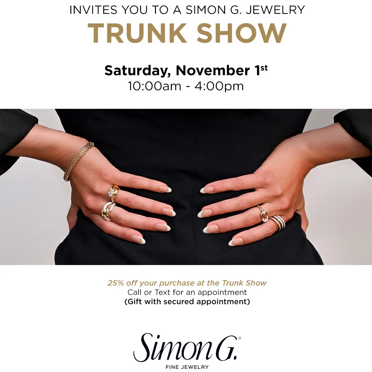 Simon G Trunk Show