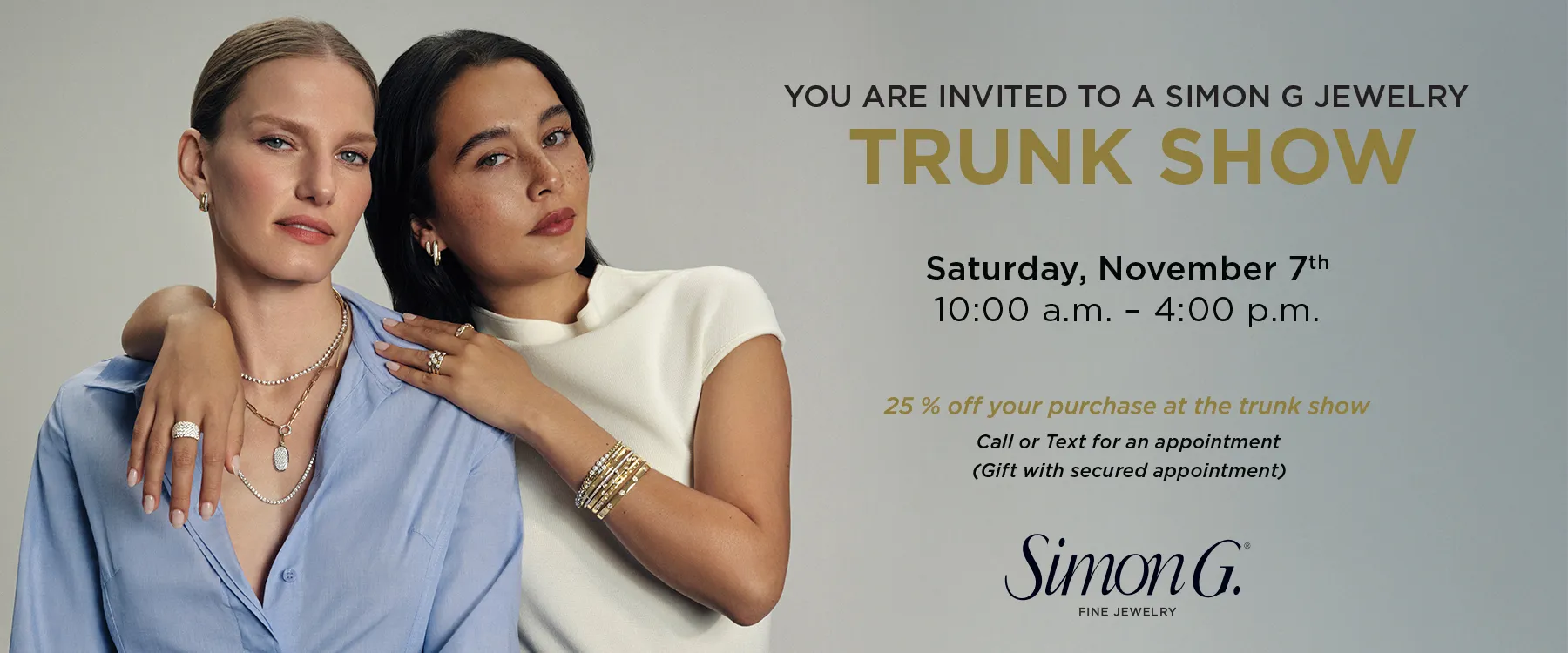 Simon G Trunk Show