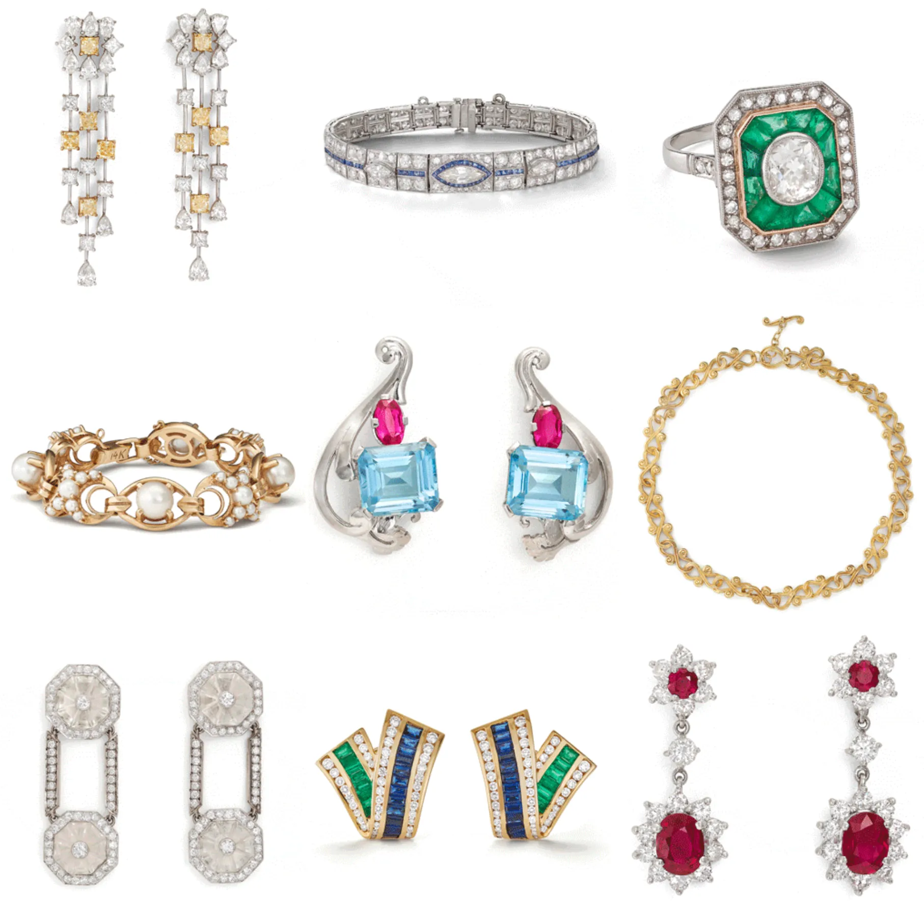 Estate Jewelry Collage