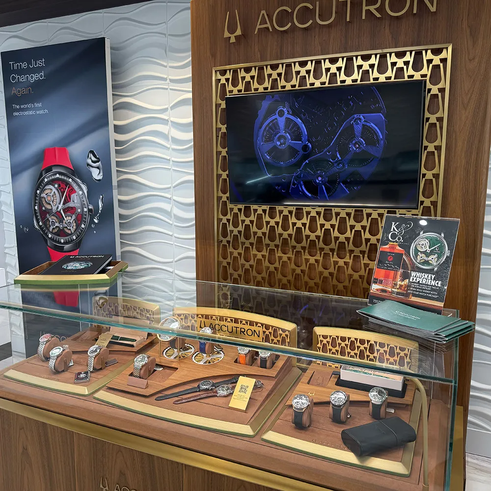 K & Co Family Jewelers Showroom Watches Accutron
