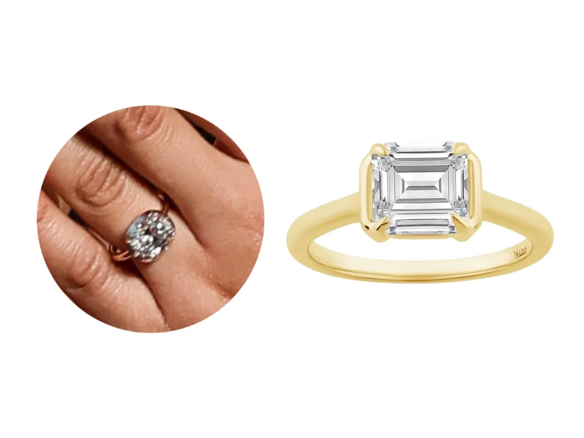 Diamond ring comparison display image
