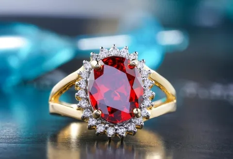 Vintage-style heirloom engagement ring