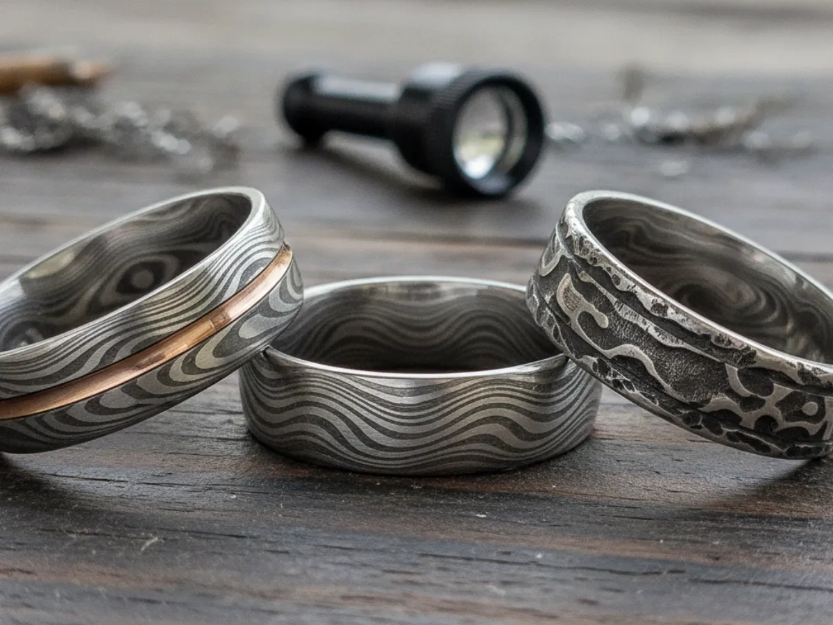 Damascus Steel Wedding Rings Explained