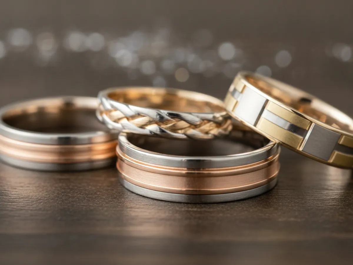 The Appeal of Two Tone Wedding Bands