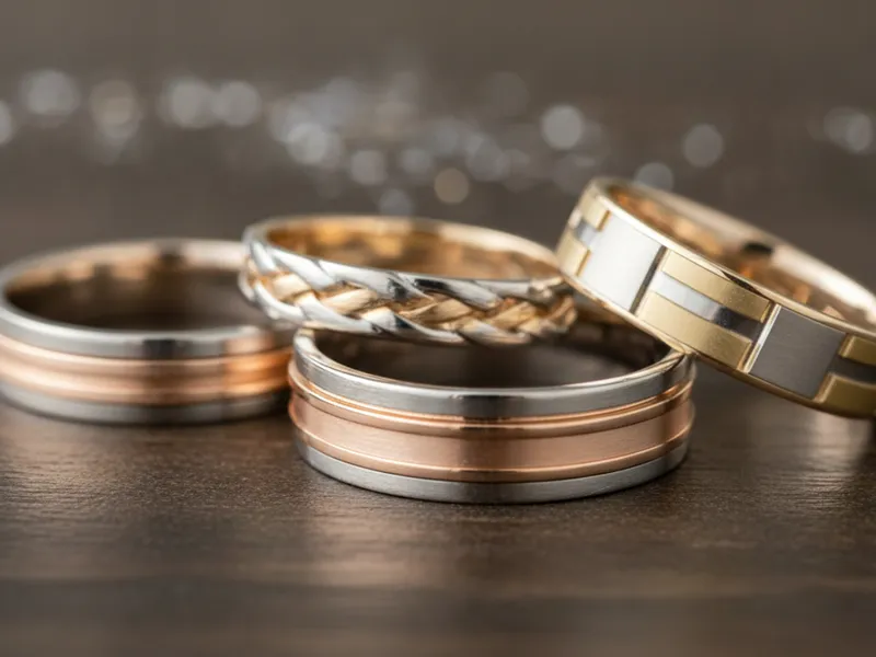 Read article: The Appeal of Two Tone Wedding Bands