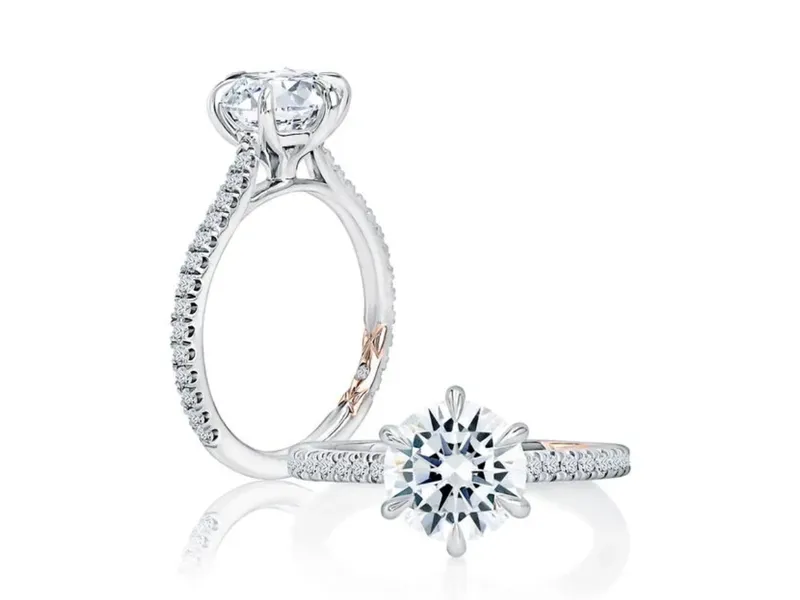 Read article: Prong Set Diamonds in Wedding Bands  