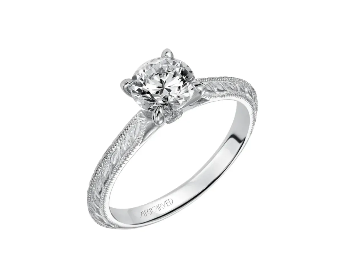Tension Set Stones in Modern Wedding Bands