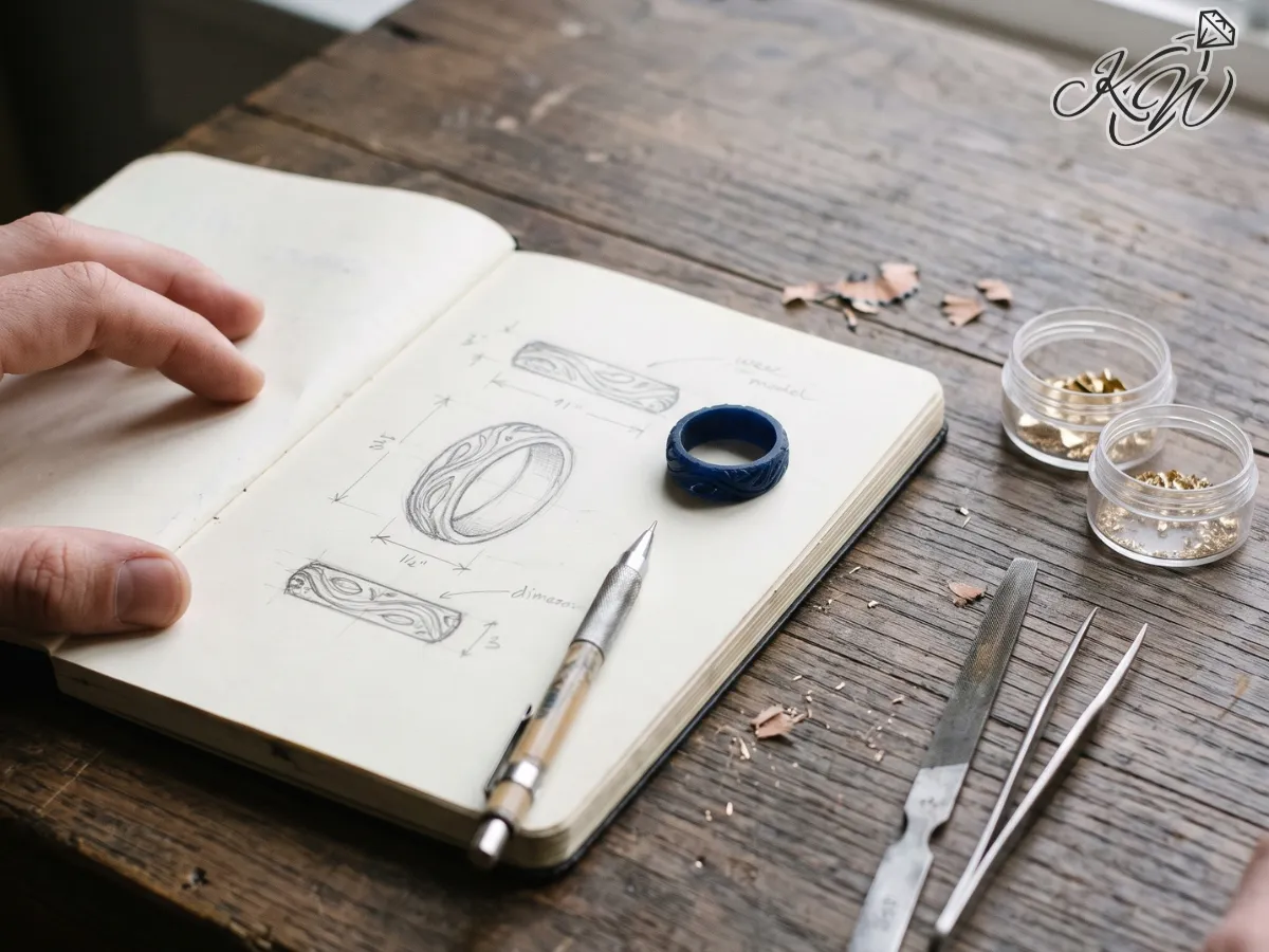 The Process of Custom Wedding Band Design