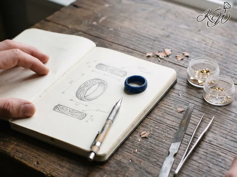 Read article: The Process of Custom Wedding Band Design