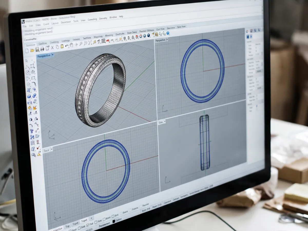 Read article: Understanding CAD Design for Wedding Rings 