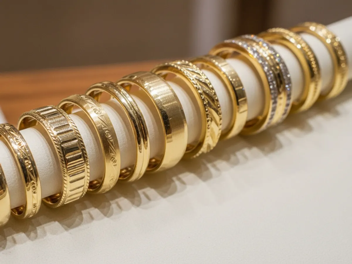 Yellow Gold Wedding Bands Through the Decades