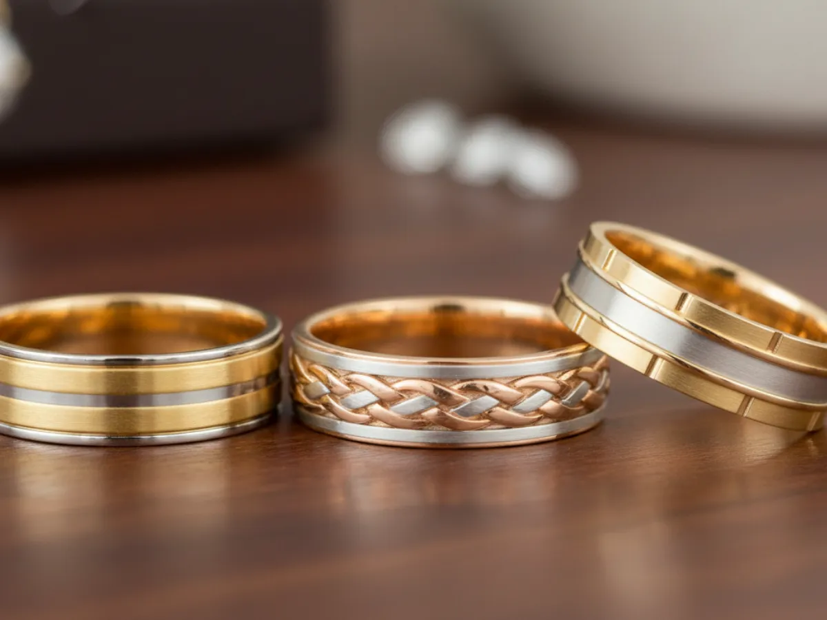 Two-Tone Gold Bands: A Closer Look at Your Wedding Ring Choice