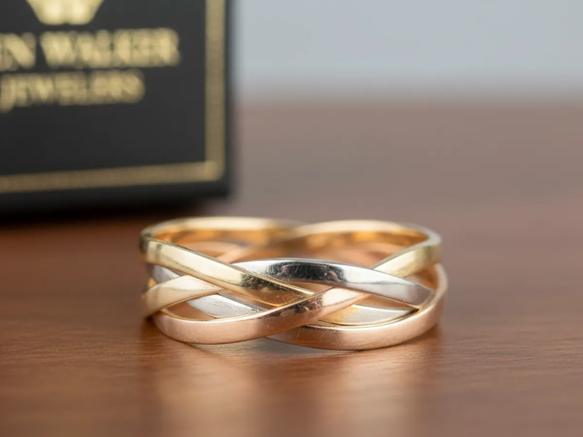 The Unique Look of Tri Color Gold Bands