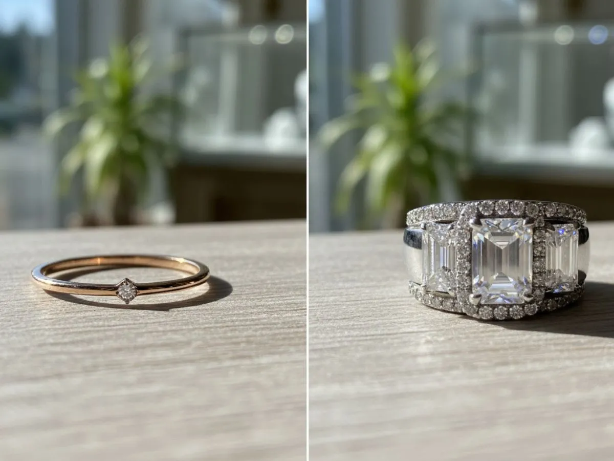 Delicate vs Statement Wedding Rings: Your 2025 Guide