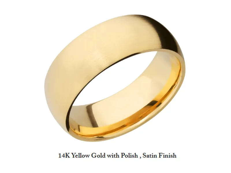 Read Article: Do High Polish Finish Men's Wedding Bands Scratch Easily
