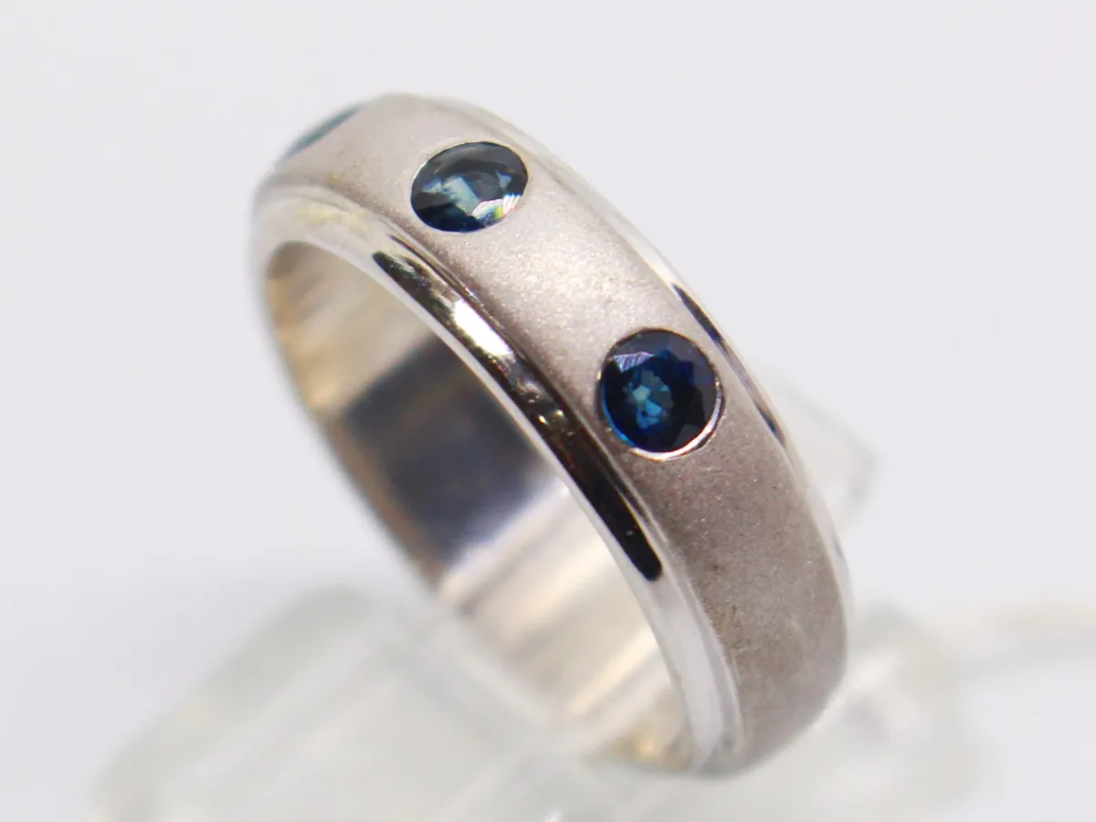 What A Sapphire Men's Wedding Band Says About You