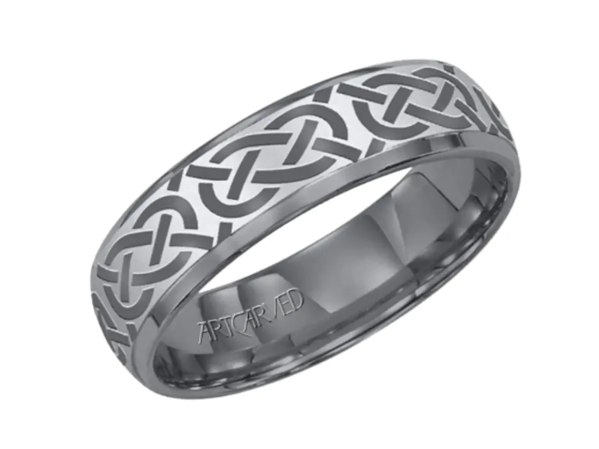 Interwoven, continuous loops with no clear beginning or end.
