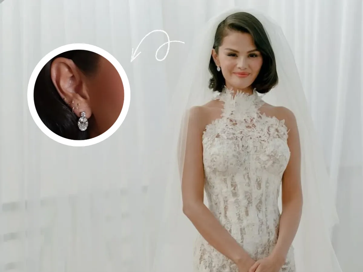 Selena Gomez Brings High Drama to Her Ceremony Gown with Tiffany Diamond Drop Ea
