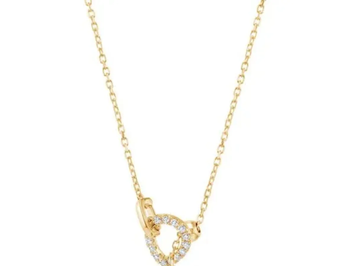 Delicate gold cable link chain