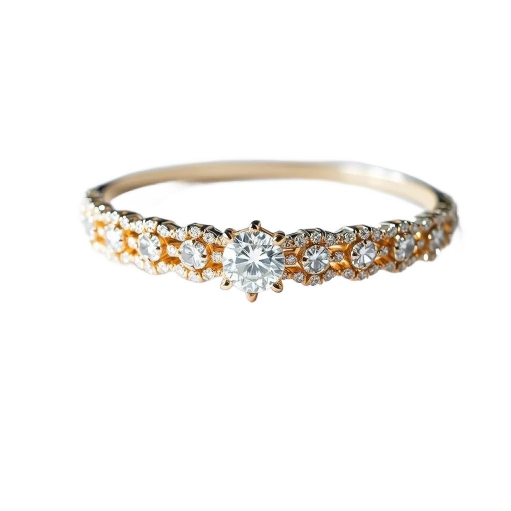 Sparkling diamond bracelet, high-end product photography
