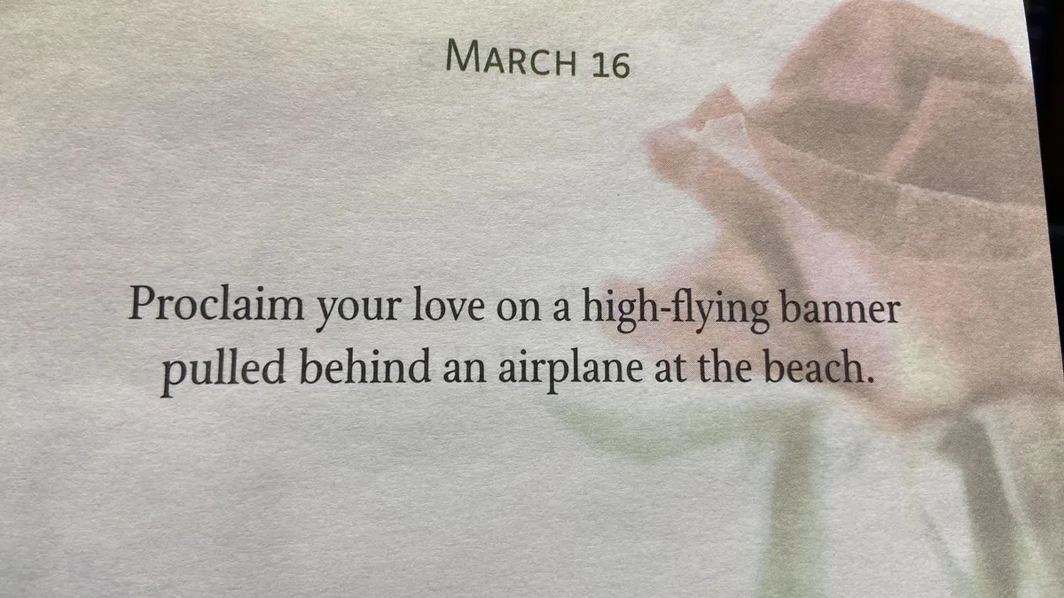 Read article: Ways to say I Love You March 16