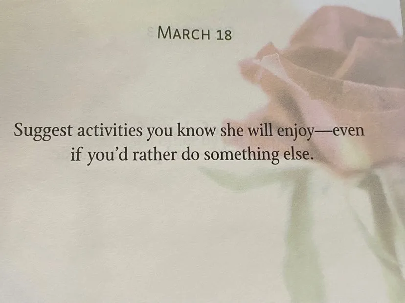 Ways to say I Love You March 18