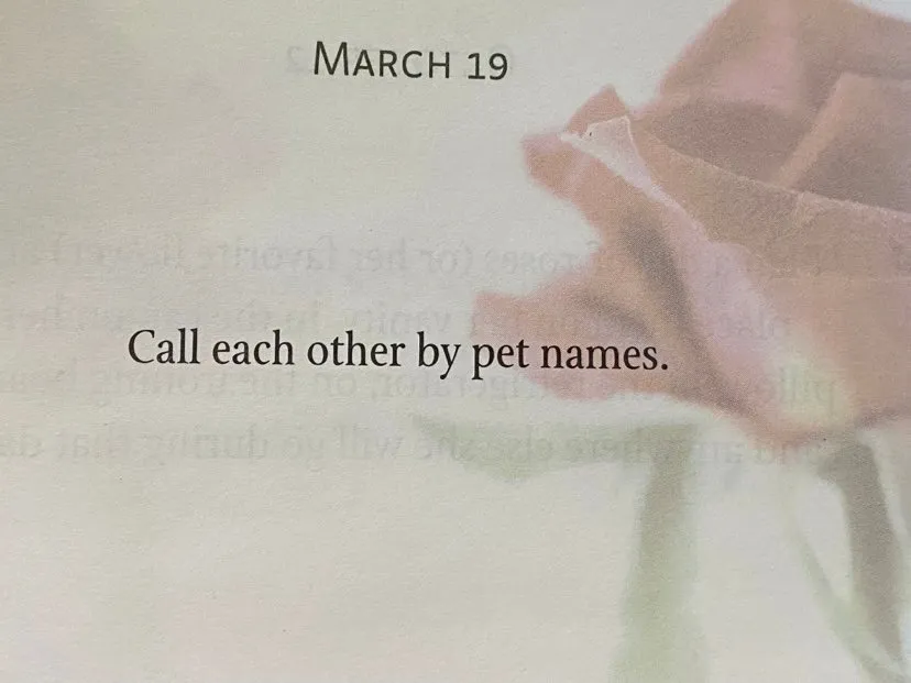 Ways to say I Love You March 19