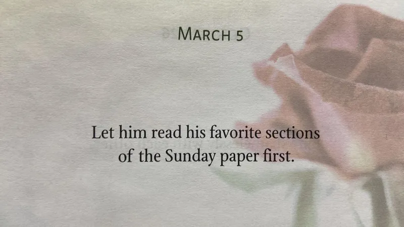 Read article: Ways to say I Love You March 5