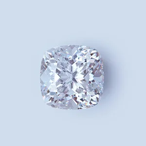  CushionThe cushion diamond shape has a square or rectangular outline with rounded corners. It is often associated with a romant