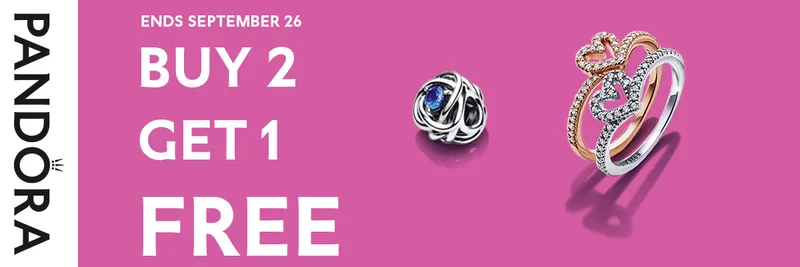 Read article: Pandora Buy 2 Get 1 Free Event